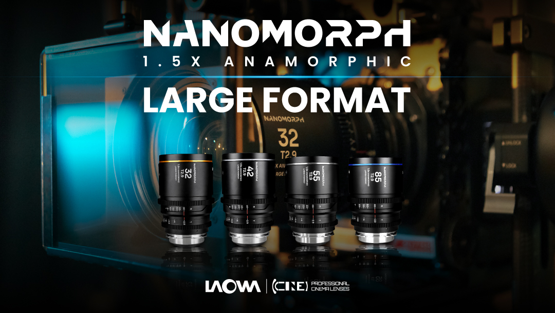 Nanomorph Large Format Anamorphic 1.5X